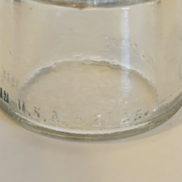 Vintage 3.5" Clear Glass Armstrong 21 55 Insulator Made in USA - Picture 3 of 9